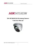 Preview for 1 page of HIKVISION DS-2CC502PN-IR Technical Manual