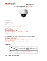 Preview for 3 page of HIKVISION DS-2CC5197P-VP Technical Manual