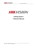 Preview for 1 page of HIKVISION DS-2CC51A7P-VF Technical Manual