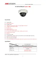 Preview for 3 page of HIKVISION DS-2CC51A7P-VF Technical Manual