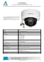 Предварительный просмотр 2 страницы HIKVISION DS-2CD2155FWD-IS User Manual