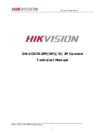 HIKVISION DS-2CD702PF(NF)(-E) Technical Manual preview