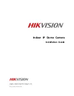 Предварительный просмотр 1 страницы HIKVISION DS-2CD754F-EI Installation Manual