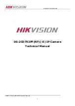 HIKVISION DS-2CD792PF(NF)(-E) Technical Manual preview