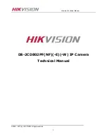 Preview for 1 page of HIKVISION DS-2CD802PF(NF)(-E)(-W) Technical Manual