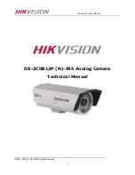 Preview for 1 page of HIKVISION DS-2CD812P (N)-IR5 Technical Manual