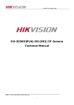 Preview for 1 page of HIKVISION DS-2CD892P(N)-IR1(IR3) Technical Manual