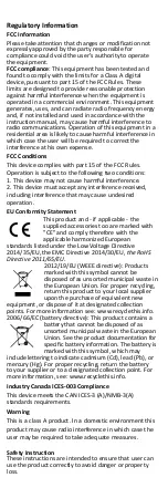 Preview for 2 page of HIKVISION DS-2CE10DF3T-FS User Manual