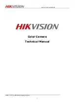 HIKVISION DS-2CE1512PN-IR Technical Manual preview