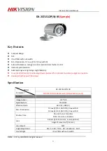 Preview for 3 page of HIKVISION DS-2CE1512PN-IR Technical Manual