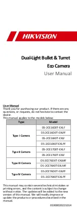 Preview for 1 page of HIKVISION DS-2CE16D0T-EXLF User Manual