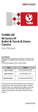 HIKVISION DS-2CE19U8T-IT3Z User Manual preview