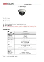 Preview for 3 page of HIKVISION DS-2CE5512P(N) Technical Manual