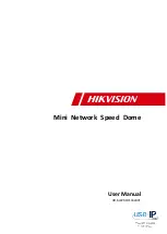 Preview for 1 page of HIKVISION DS-2DE4582AE User Manual