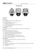 Preview for 3 page of HIKVISION DS-2DF1-57XY Technical Manual