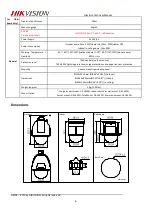 Preview for 6 page of HIKVISION DS-2DF5274-A Technical Manual