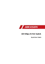 Предварительный просмотр 1 страницы HIKVISION DS-3E1106HP-EI Quick Start Manual