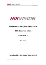 HIKVISION DS-4 Series Manual preview