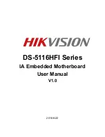 HIKVISION DS-5116HFI Series User Manual preview