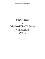 HIKVISION DS-6100HCI-ATA Series User Manual preview