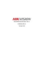 HIKVISION DS-6101DI Series User Manual preview