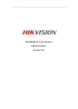 HIKVISION DS-6300DI-JX Series User Manual preview