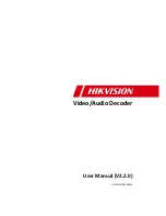 HIKVISION DS-6300DI-T User Manual preview