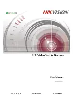 Preview for 1 page of HIKVISION DS-6400HDI-T User Manual