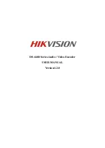 HIKVISION DS-6600 Series User Manual preview