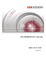 HIKVISION DS-6700HQHI-SATA Quick Start Manual preview