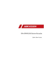 Preview for 1 page of HIKVISION DS-6700HUHI Series Quick Start Manual