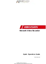 Preview for 1 page of HIKVISION DS-7104NI-SL/W Quick Operation Manual