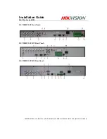 Предварительный просмотр 6 страницы HIKVISION DS-72 Series Installation Manual And Quick Start Manual