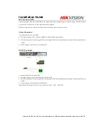 Предварительный просмотр 15 страницы HIKVISION DS-72 Series Installation Manual And Quick Start Manual