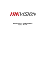 Предварительный просмотр 1 страницы HIKVISION DS-7204HFI-ST User Manual