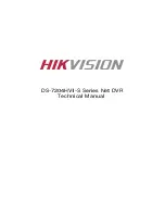 HIKVISION DS-7204HVI-S Series Technical Manual preview
