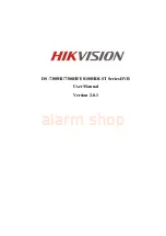 Предварительный просмотр 1 страницы HIKVISION DS-7300HFI Series User Manual