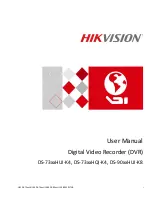 HIKVISION DS-7304HUI-K4 User Manual предпросмотр