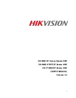 HIKVISION DS-7700NI-SP Series User Manual preview