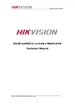 HIKVISION DS-80xxHM(F)I/xx Series Technical Manual preview