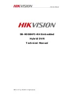 HIKVISION DS-9000HFI-RH Series Technical Manual preview