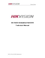 HIKVISION DS-9104HDI-S Technical Manual preview