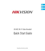 Preview for 1 page of HIKVISION DS-HD1 Quick Start Manual