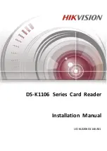 HIKVISION DS-K1101CK Installation Manual preview