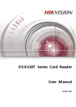 Preview for 1 page of HIKVISION DS-k1106 User Manual