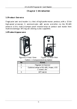 Предварительный просмотр 8 страницы HIKVISION DS-K1201A Series User Manual