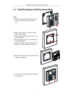 Предварительный просмотр 14 страницы HIKVISION DS-K1A801EF User Manual