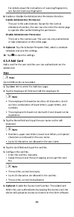 Preview for 41 page of HIKVISION DS-K1T607E User Manual