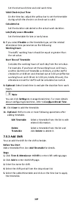 Preview for 122 page of HIKVISION DS-K1T607E User Manual