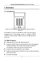 Предварительный просмотр 9 страницы HIKVISION DS-K1T802 Quick Start Manual